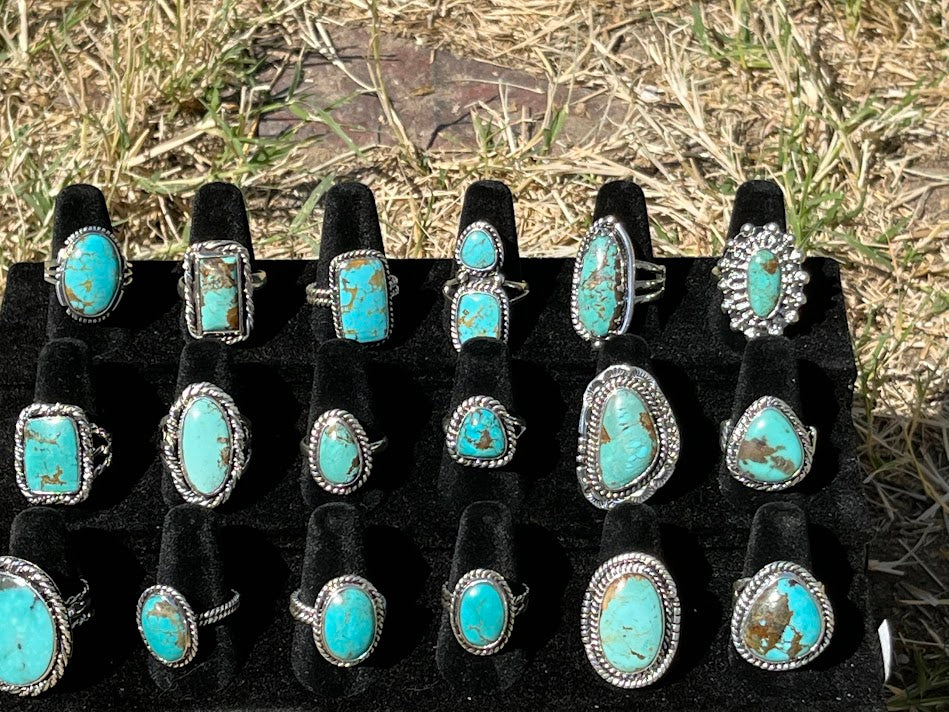 Turquoise rings