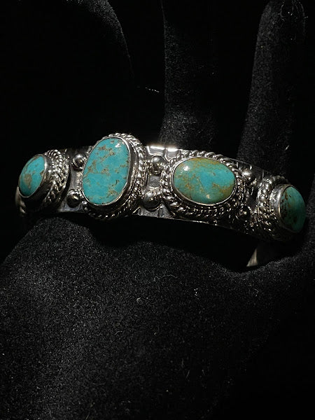 Real Turquoise Cuff | Real Turquoise - Regul Silver