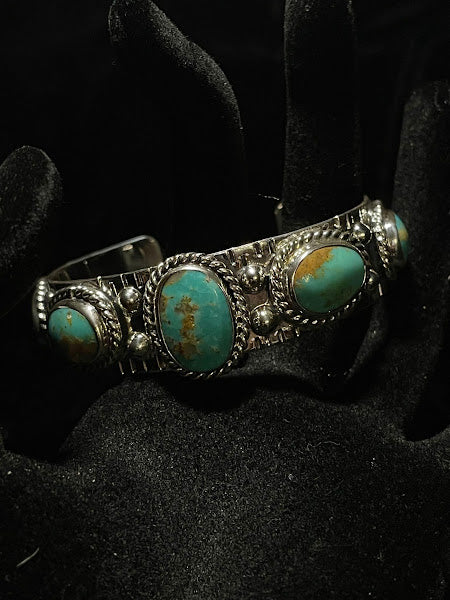 Real Turquoise Cuff | Real Turquoise - Regul Silver