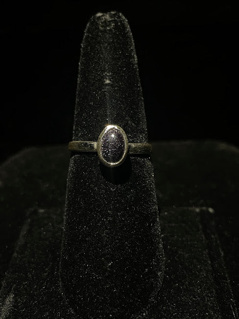 Tiny Genuine Gemstone Rings| Classic bezel - Regul Silver