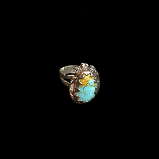 Authentic Sonoran Turquoise Ring in Sterling| Gemstone Jewelry - Regul Silver