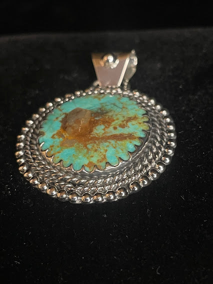 Stylish Turquoise Pendants For Texas Women - Regul Silver