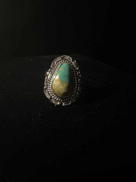 Artisan Southwestern Turquoise Rings | Elliptic Oval - Regul Silver