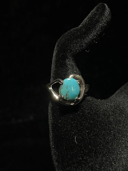 Variety of Stones Available| Sterling Silver And Genuine Turquoise Rings - Regul Silver