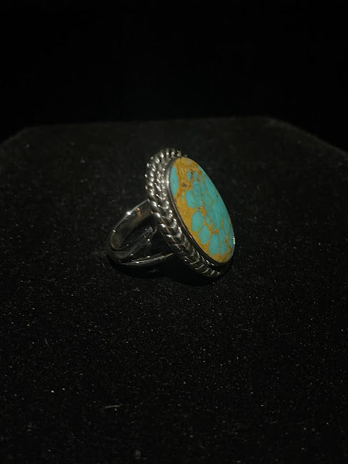 Authentic Turquoise Ring Set in Sterling Silver | Sonoran Charm - Regul Silver