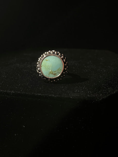 Handcrafted Turquoise Stone Ring | Artisan Style - Regul Silver