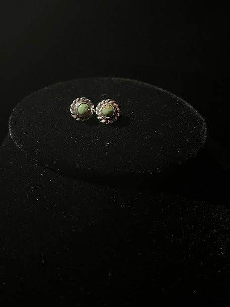 Authentic Turquoise | Mini Stud Earrings - Regul Silver