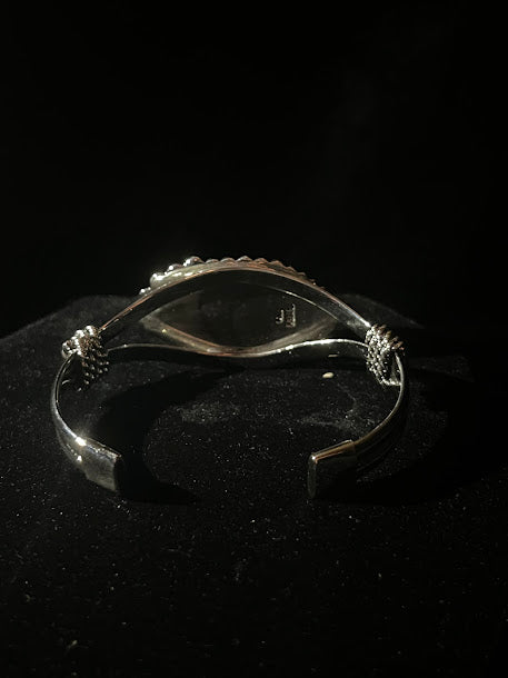 Genuine Spiny Oyster Cuff Bracelet | Western Craftsmanship - Regul Silver