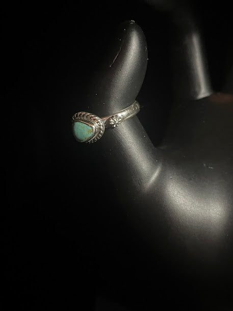 Sun & Moon Handcrafted Turquoise Rings - Regul Silver