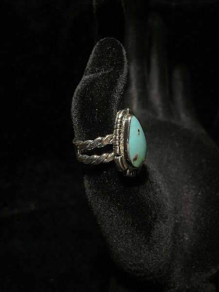 Handcrafted Real Turquoise Ring - Sonoran - Regul Silver