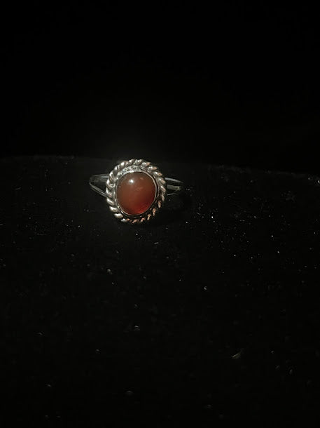 Tiny Fire Opal | Western Jewelry Designs - Regul Silver