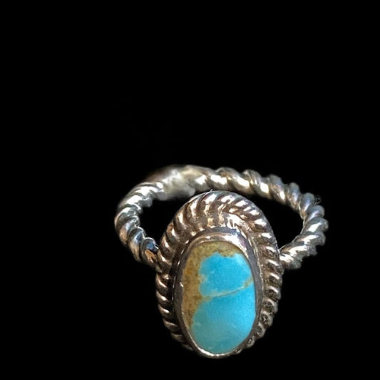 Handcrafted Real Turquoise Ring in Sterling Silver | Authentic - Regul Silver