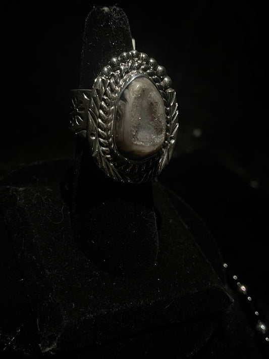 Desert Drusi Rings| Boho Western Sterling Silver Collection - Regul Silver