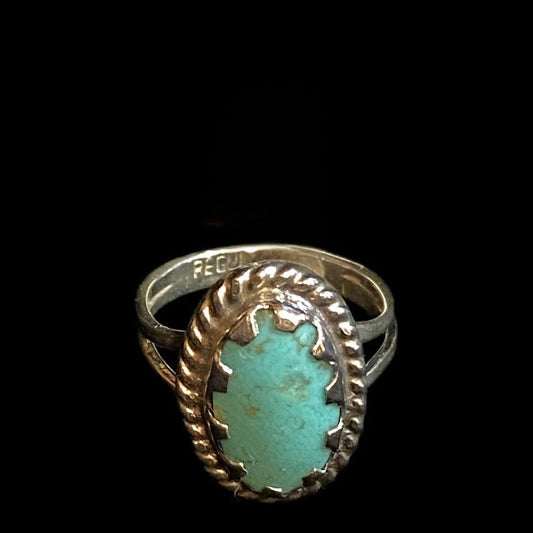 Authentic Southwestern Turquoise Rings - Regul Silver