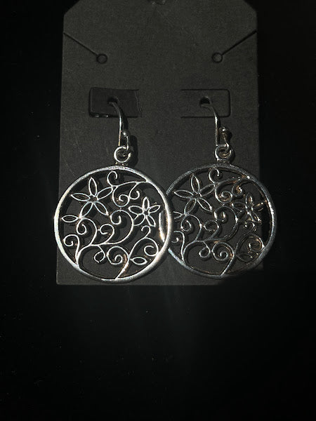 Sterling Silver Unique Filigree Style Earrings - Regul Silver