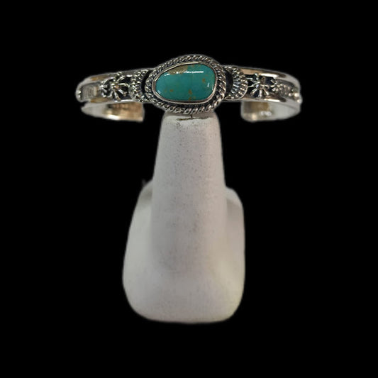 Western | Authentic One-Stone Turquoise Ring - Regul Silver