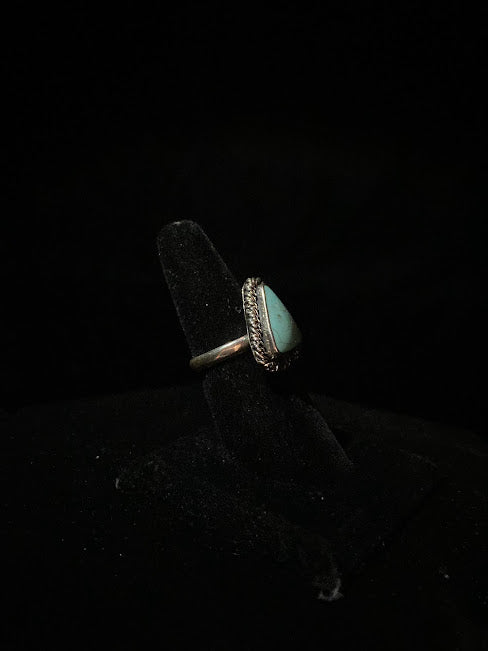 Sonoran Turquoise Sterling Silver Ring| Authentic - Regul Silver