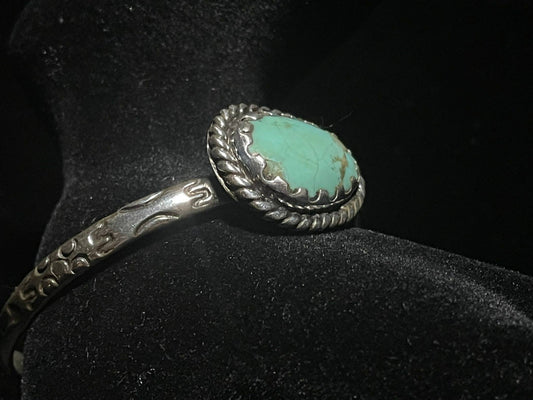 Serene Sonoran Turquoise| Mini Cuff Bracelets - Regul Silver