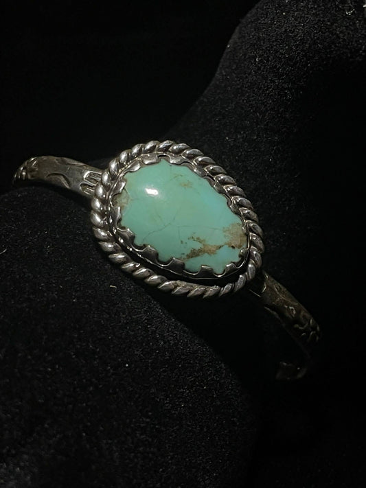 Serene Sonoran Turquoise| Mini Cuff Bracelets - Regul Silver